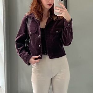 Cropped UNIQLO Corduroy Jacket
